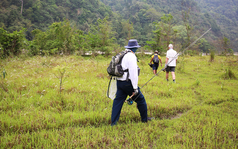 Fly Fishing by the River