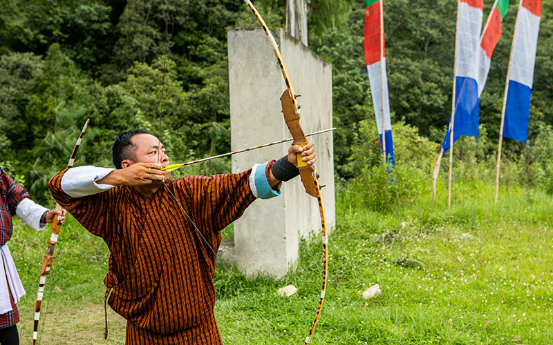 Traditional Bhutanese Archery and Darts